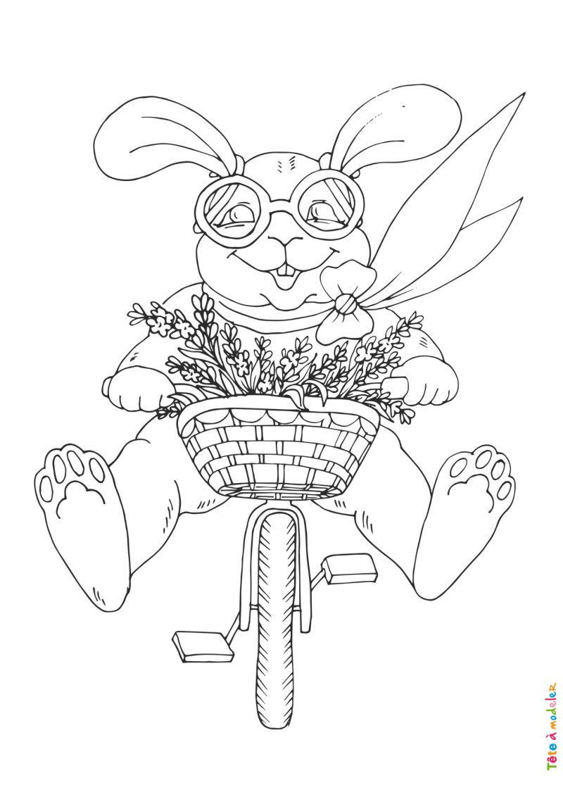 Coloriage vélo #06