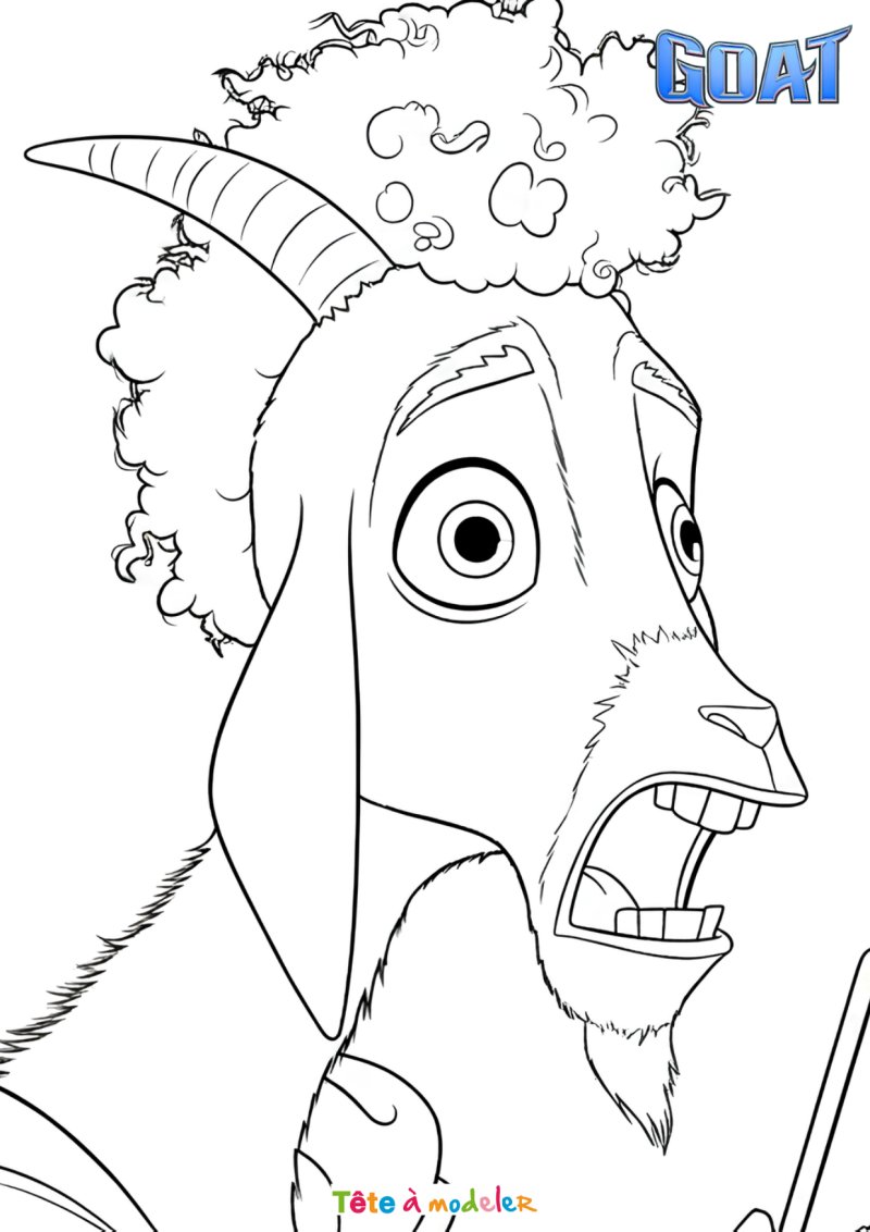 Un coloriage avec Will de GOAT