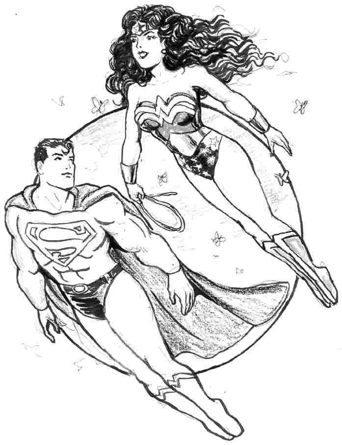 Coloriage Wonder Woman #7