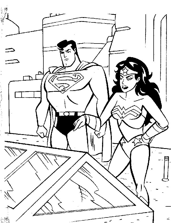 Coloriage Wonder Woman #8