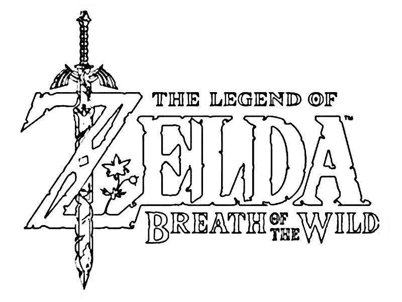 Coloriage Zelda Breath of the Wild