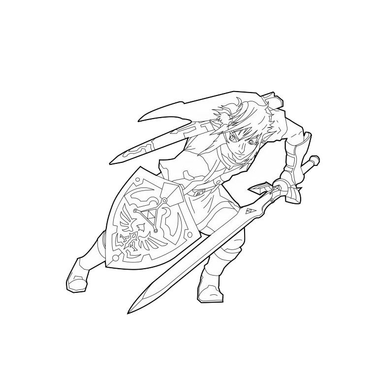 Coloriage Zelda en ligne
