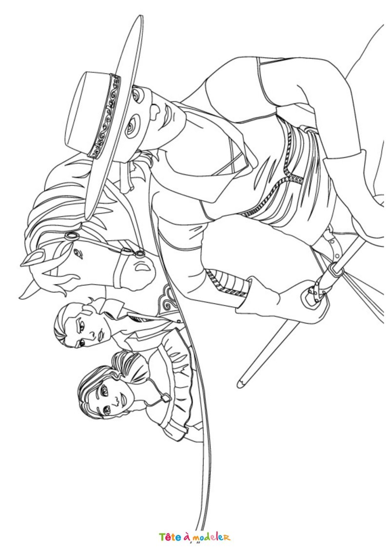 Coloriage Zorro à imprimer