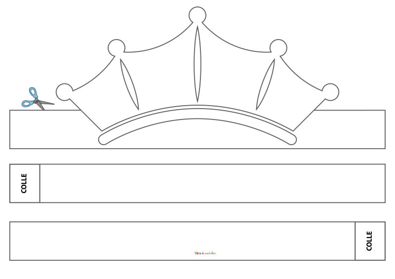 Couronne des Rois à imprimer