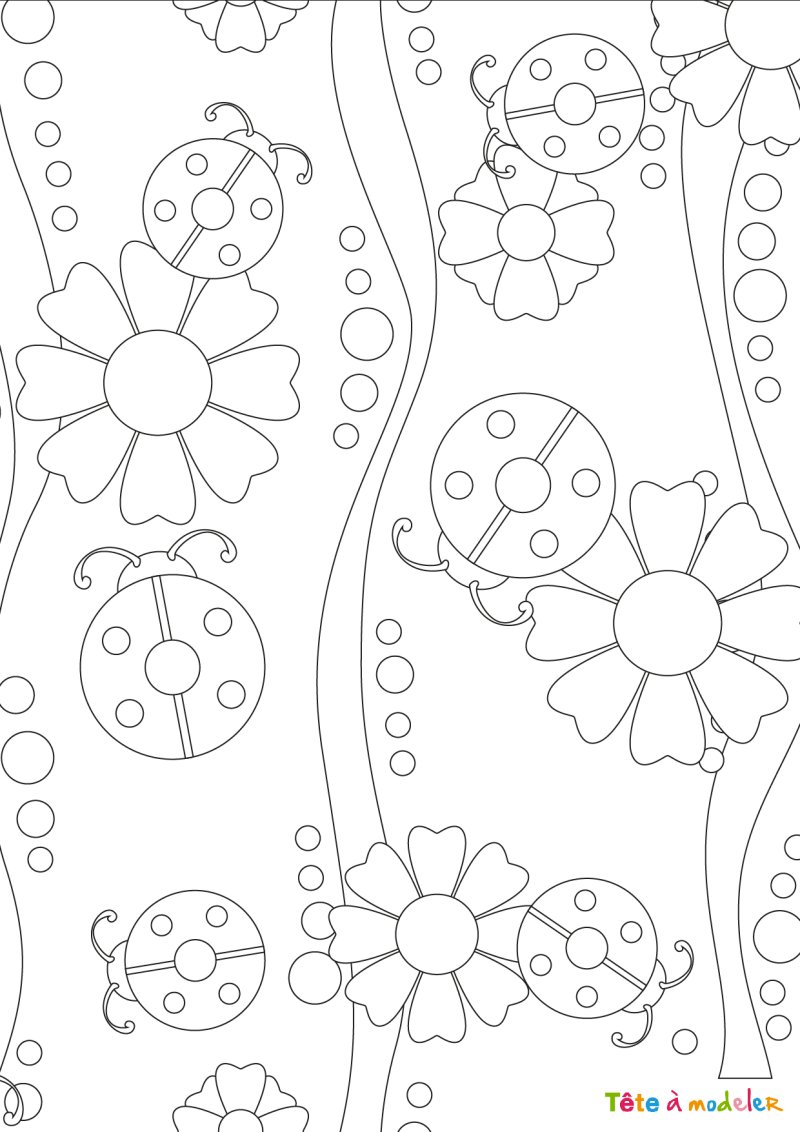 Dessin coccinelle #6