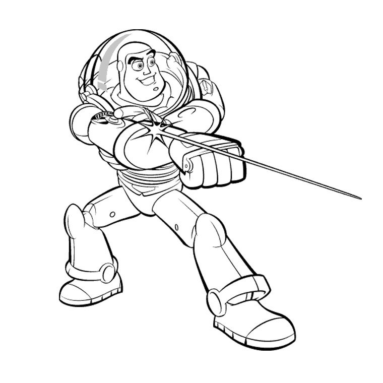 Dessin de Buzz l'éclair de Toy Story