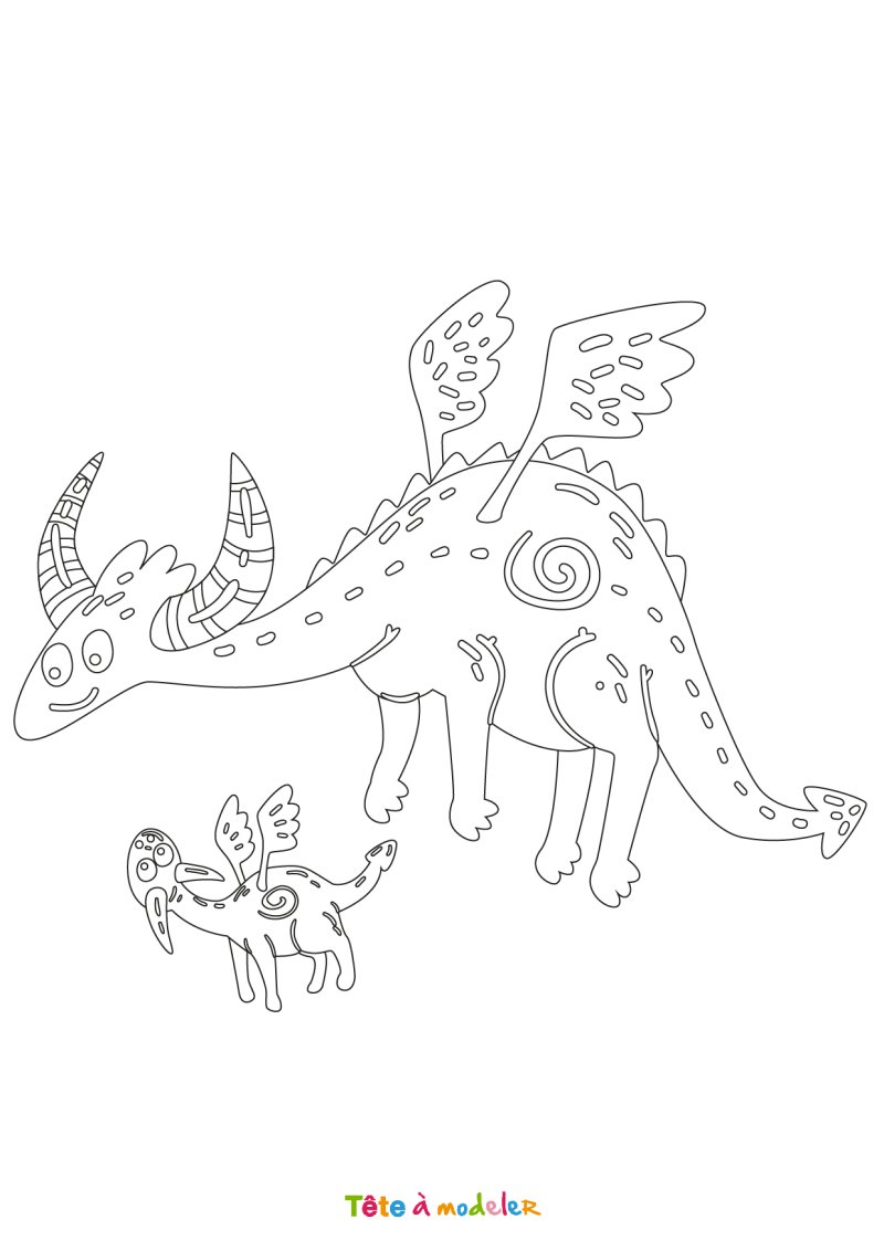 Dessin de dragon #04