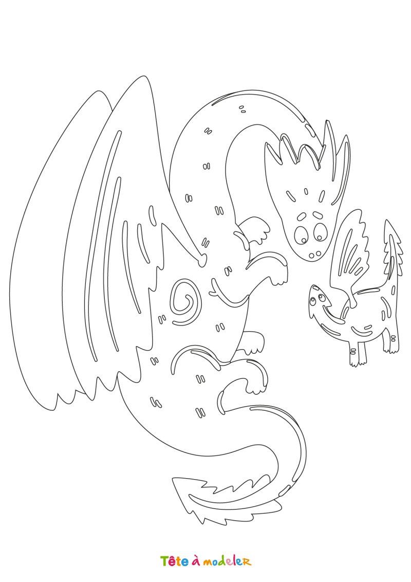 Dessin de dragon #06