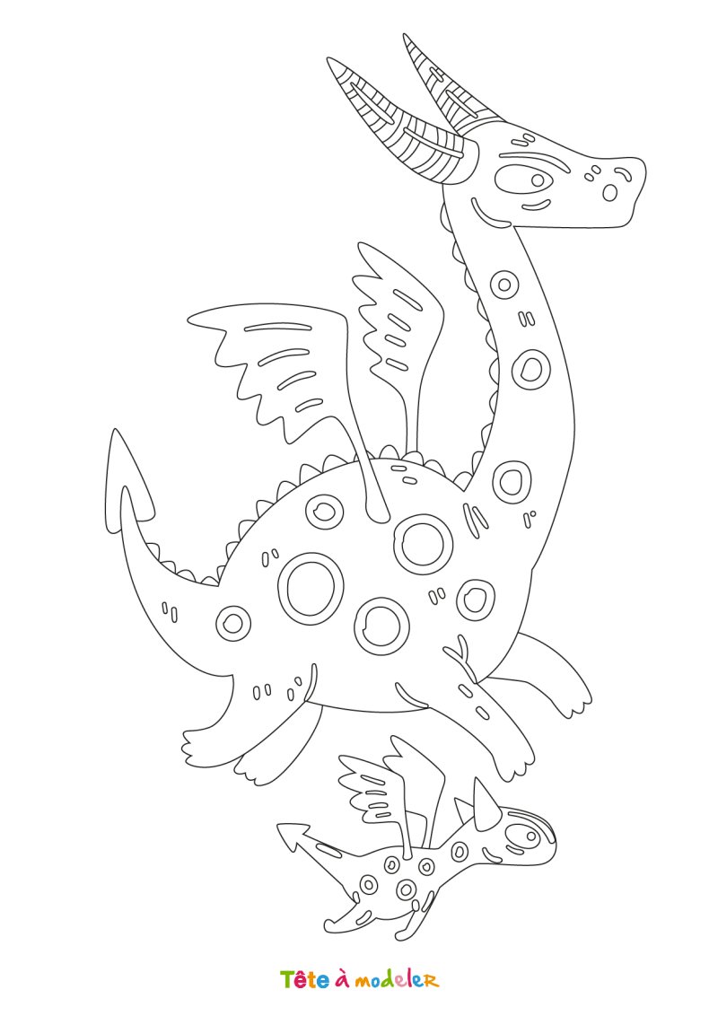 Dessin de dragon #07