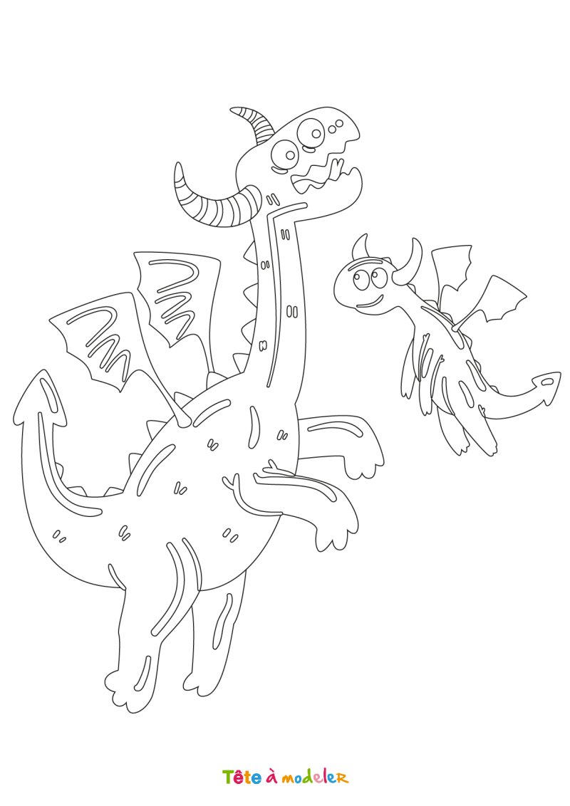 Dessin de dragon #08