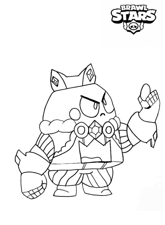 Dessin de Lou dans Brawl Stars