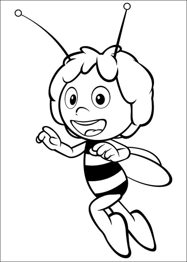 Dessin de Maya l'abeille gratuit