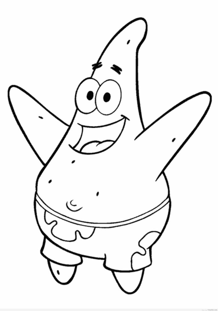 Dessin de Patrick de Bob l'éponge