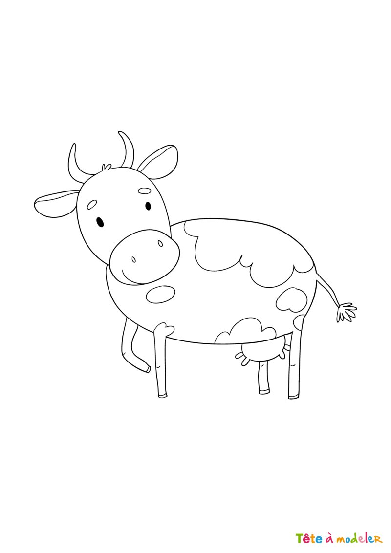 Dessin de vache #01