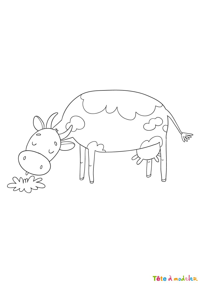 Dessin de vache #02