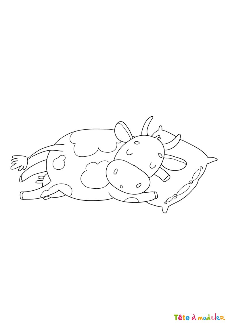 Dessin de vache #03