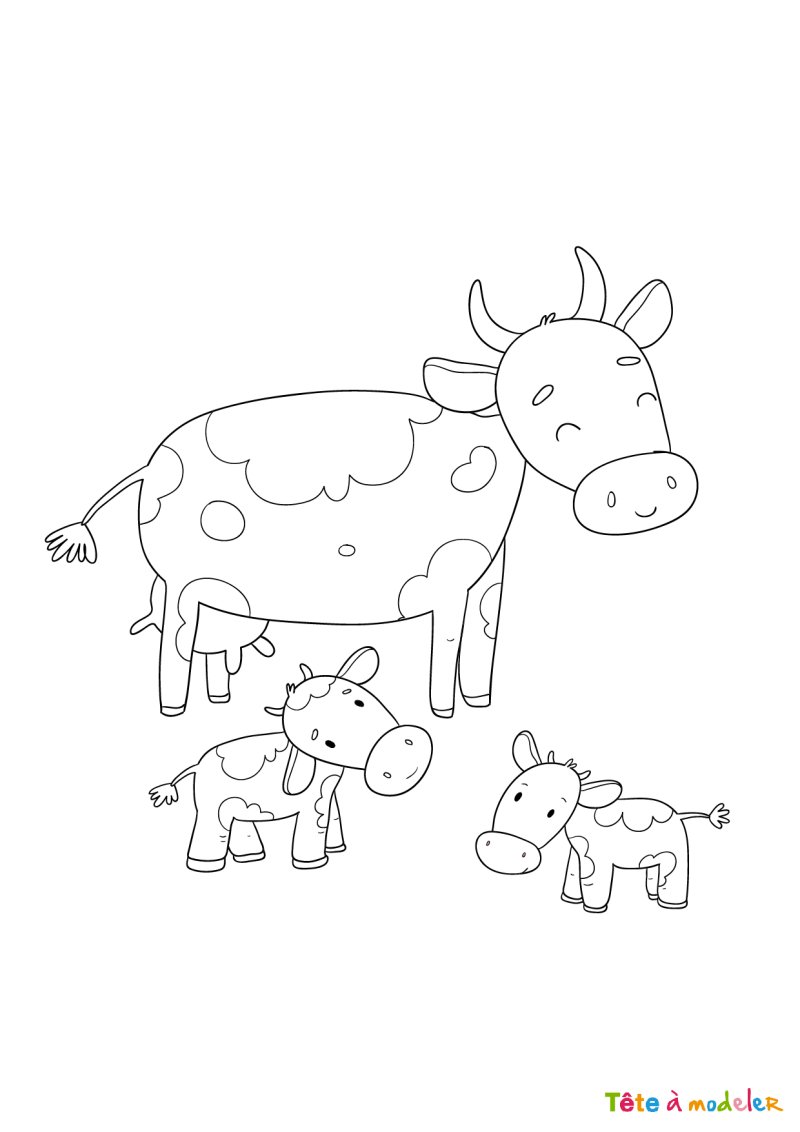 Dessin de vache #04