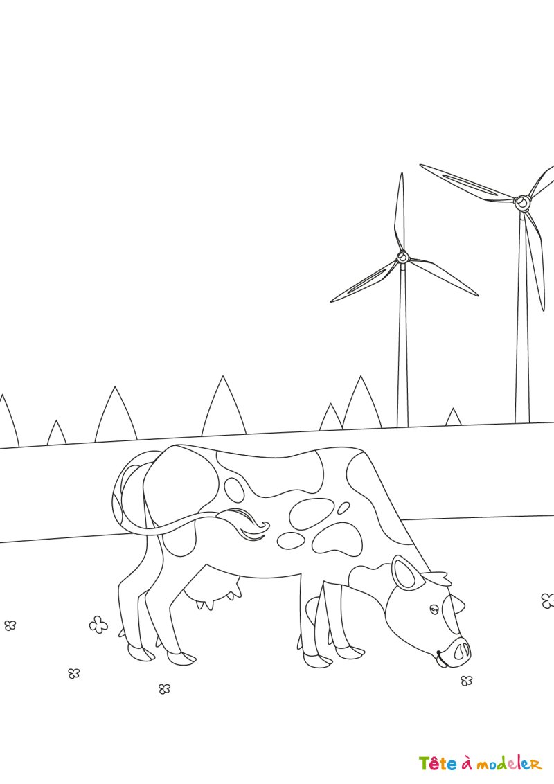Dessin de vache #05