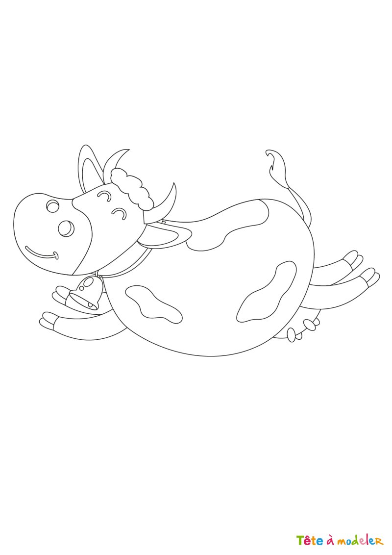 Dessin de vache #07