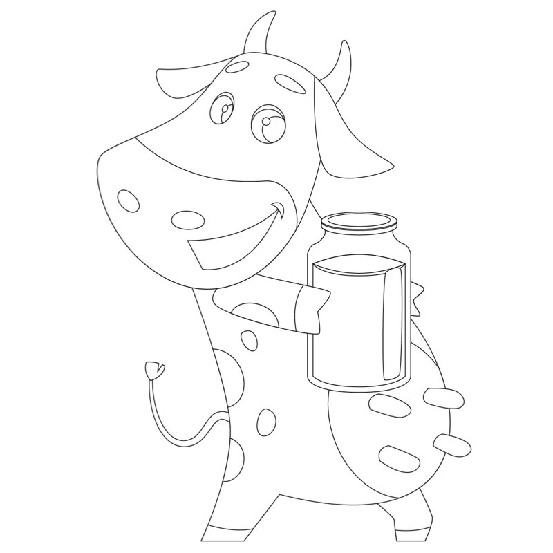 Dessin de vache #10