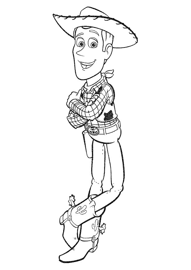 Dessin de Woody de Toy Story
