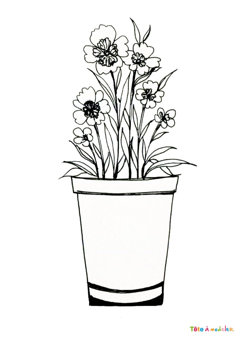 Dessin fleur #14