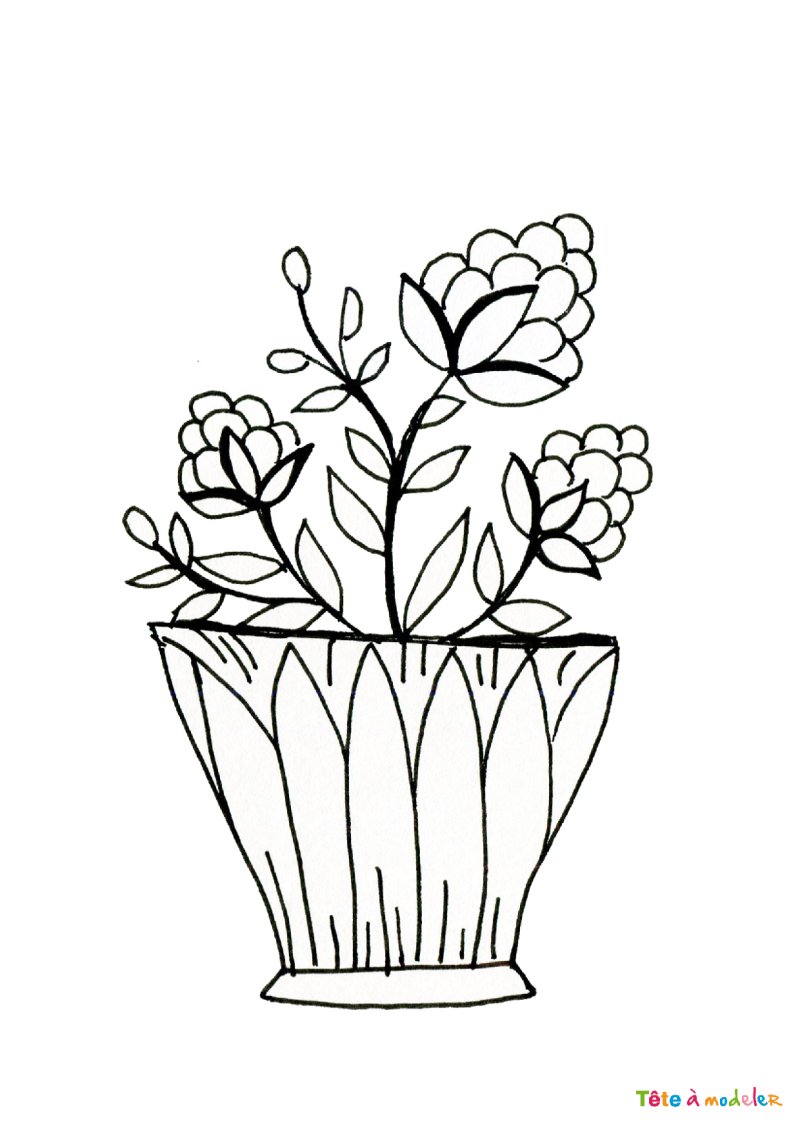 Dessin fleur #15