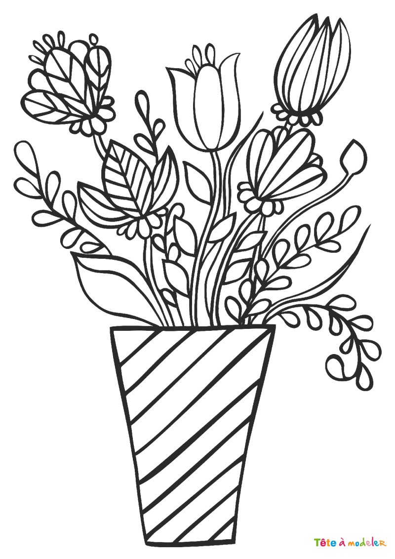 Dessin fleur #16
