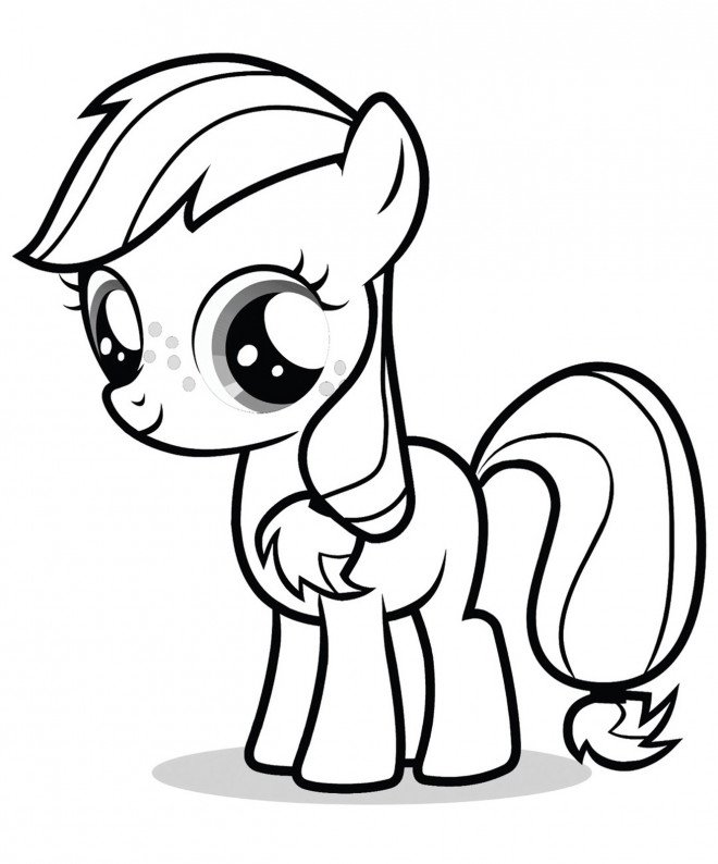 Dessin My litle Pony à imprimer