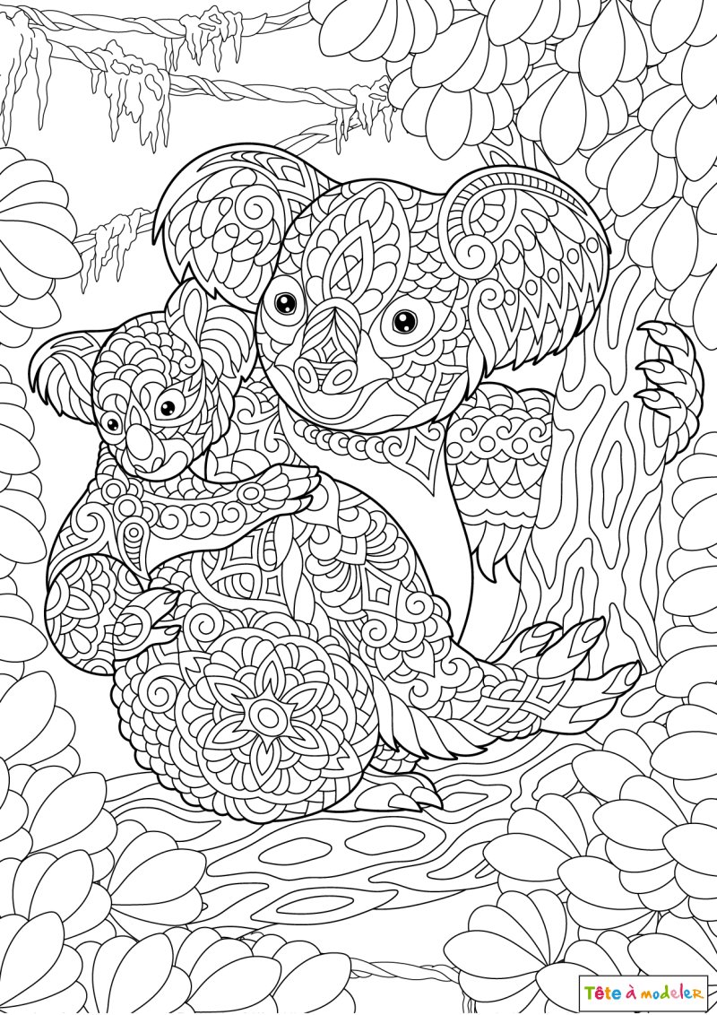 Dessin pour maman mandalas