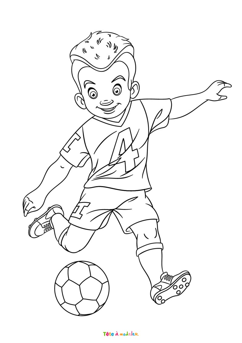 Football 03 - motif à imprimer