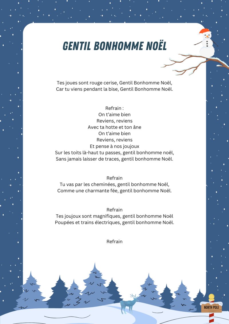 Gentil bonhomme Noel