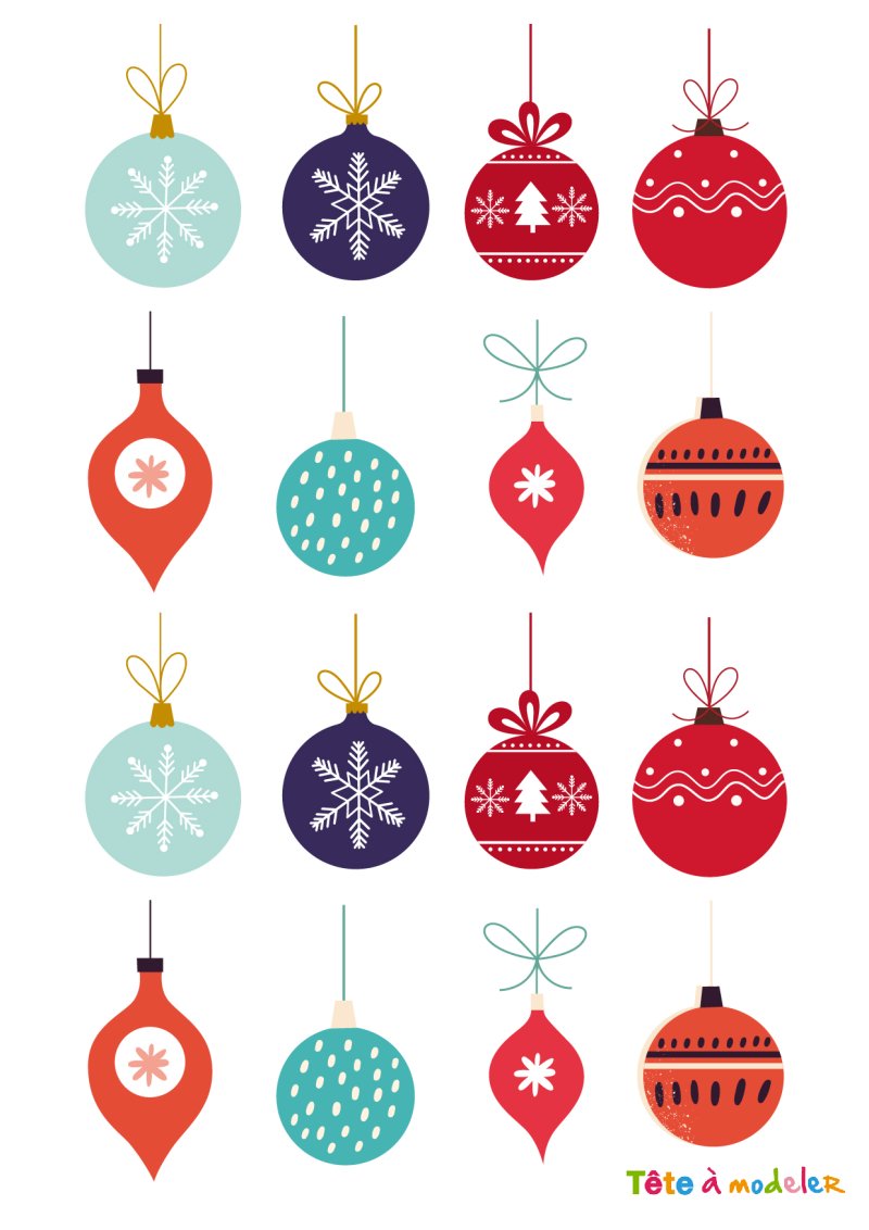 Image de Noël : Boules de Noël