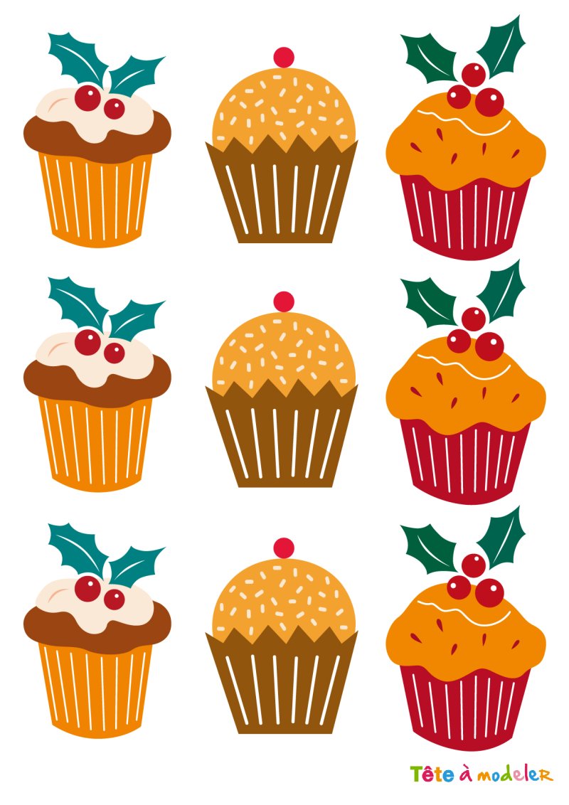 Image de Noël : gâteaux de Noël