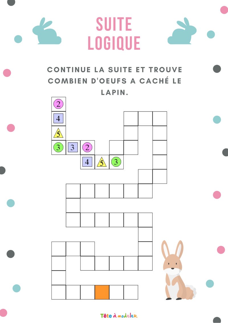 Imprimer la suite logique 3