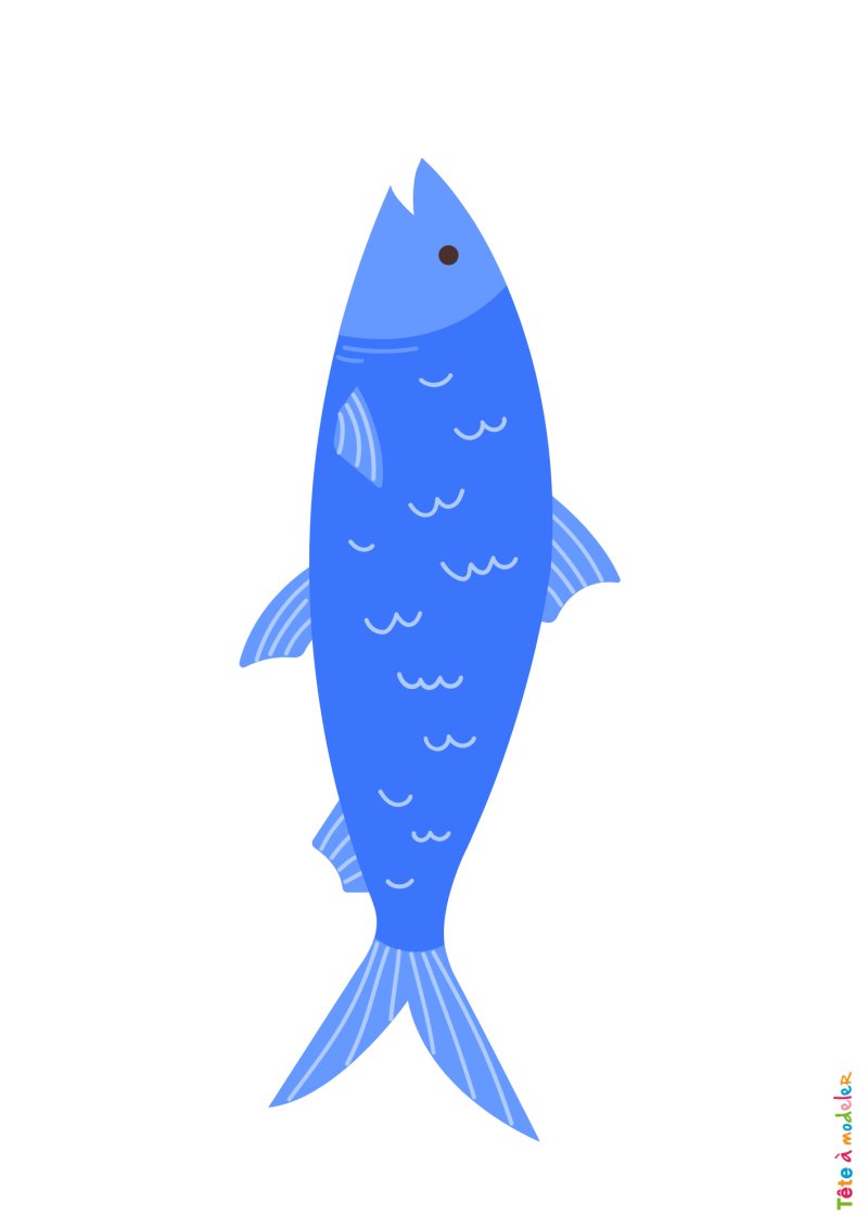 Imprimer le poisson a decouper
