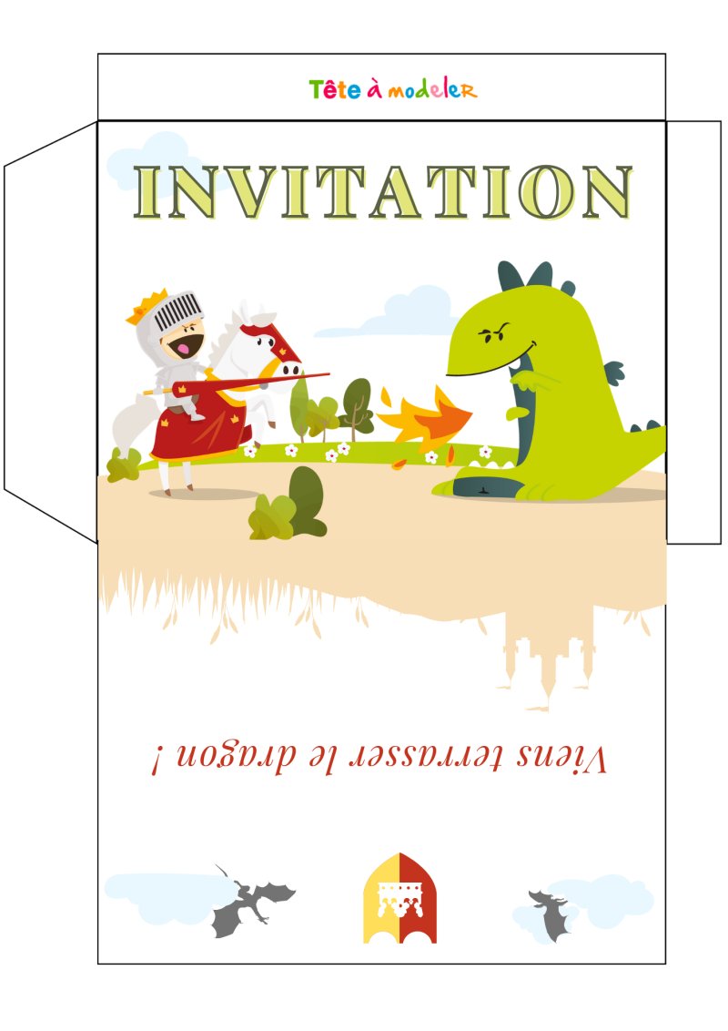 Imprimer les enveloppes chevalier