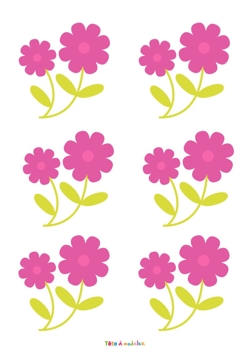Imprimer une image de Pâques : les fleurs