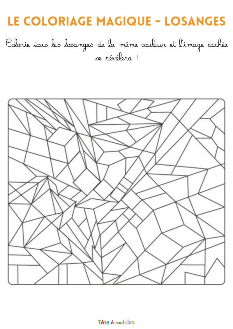 Jeu de coloriage numéroté : animal N°2