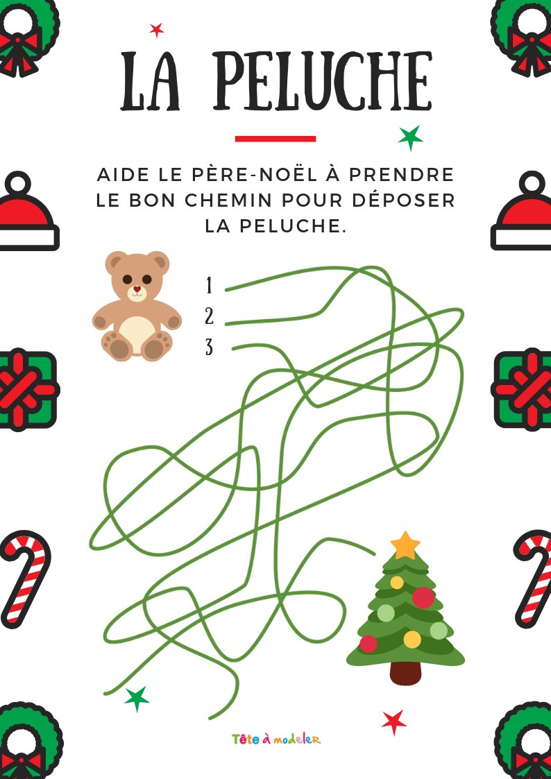 Jeu de fils des sapins de No&agrave;&acute;l