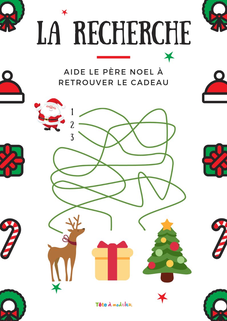 Jeu de No&agrave;&acute;l : jeu de fils pour le P&egrave;re No&agrave;&acute;l