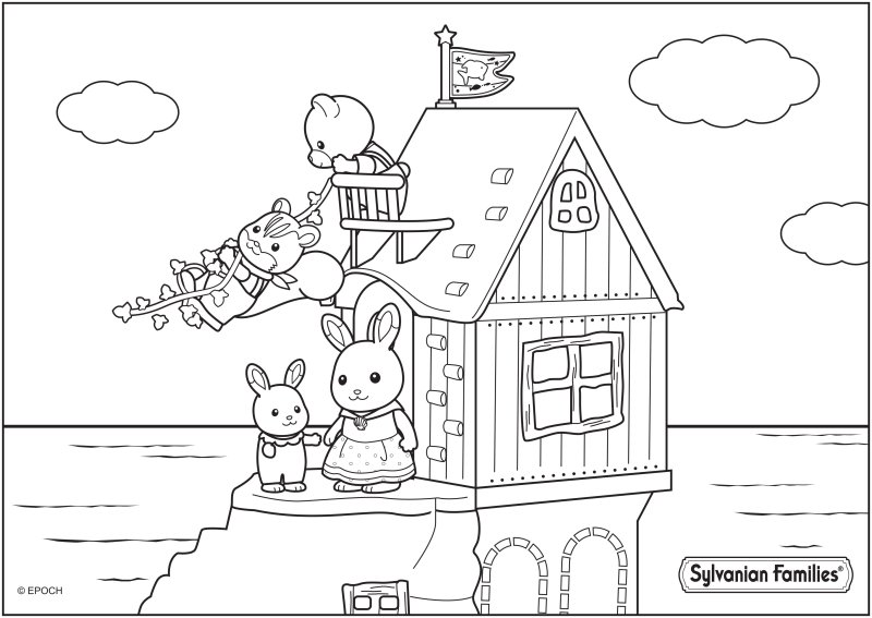 La cabane de l'île secrète de Sylvanian Families