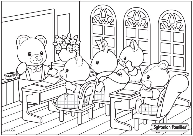 La classe de l'école de la forêt