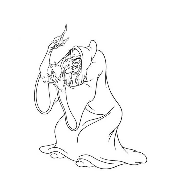 La sorciere de Blanche Neige