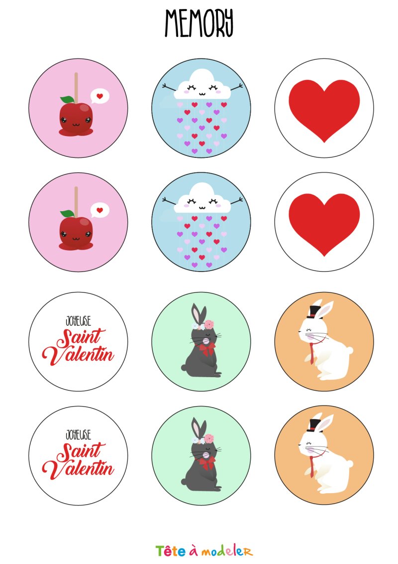 Labyrinthe de Saint ValentinMemory de Saint Valentin