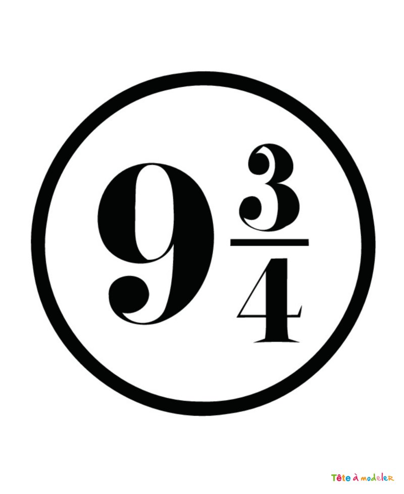 Le quai 9 3/4 d'Harry Potter