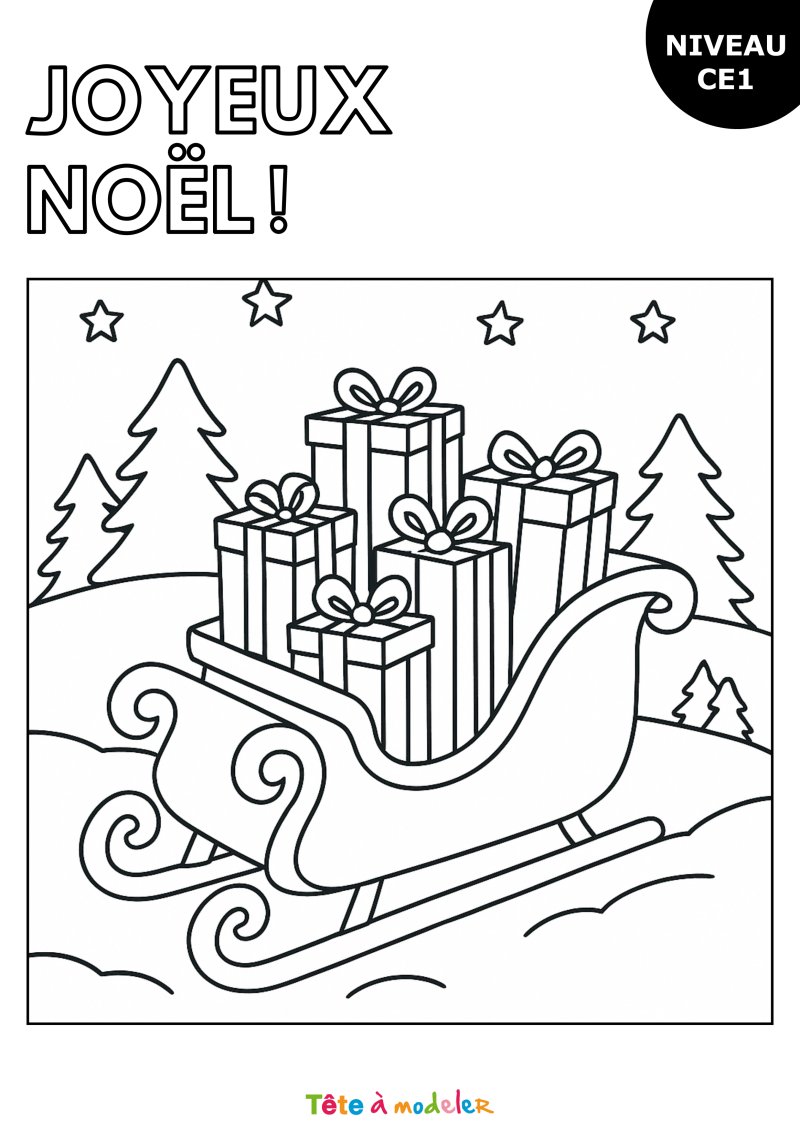 le traîneau du Père Noël