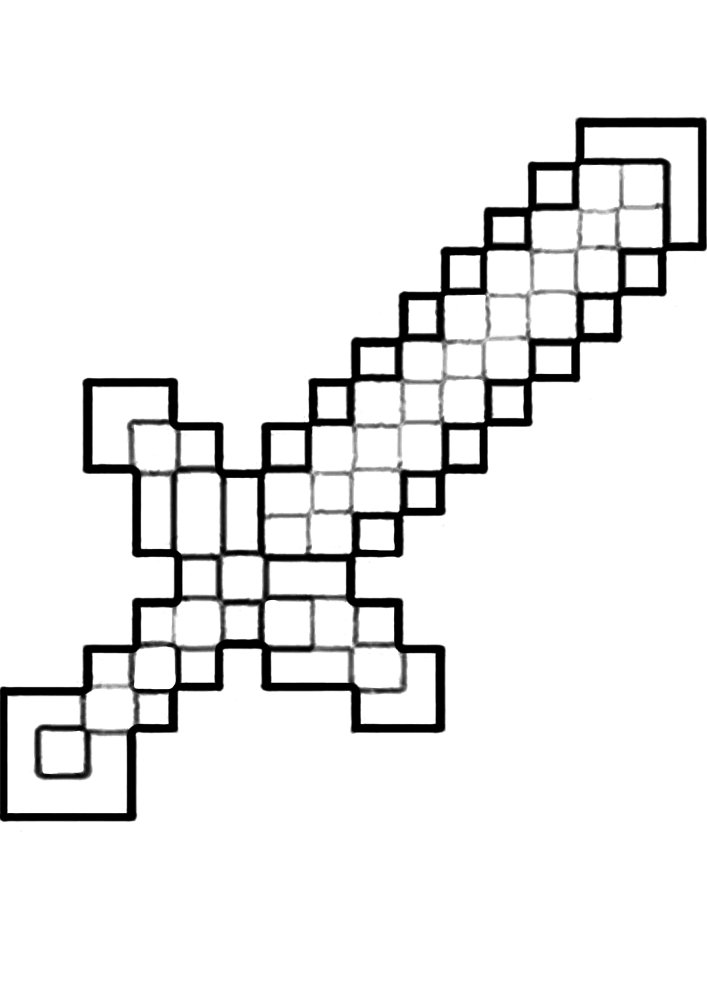 L'épée de diamant dans Minecraft