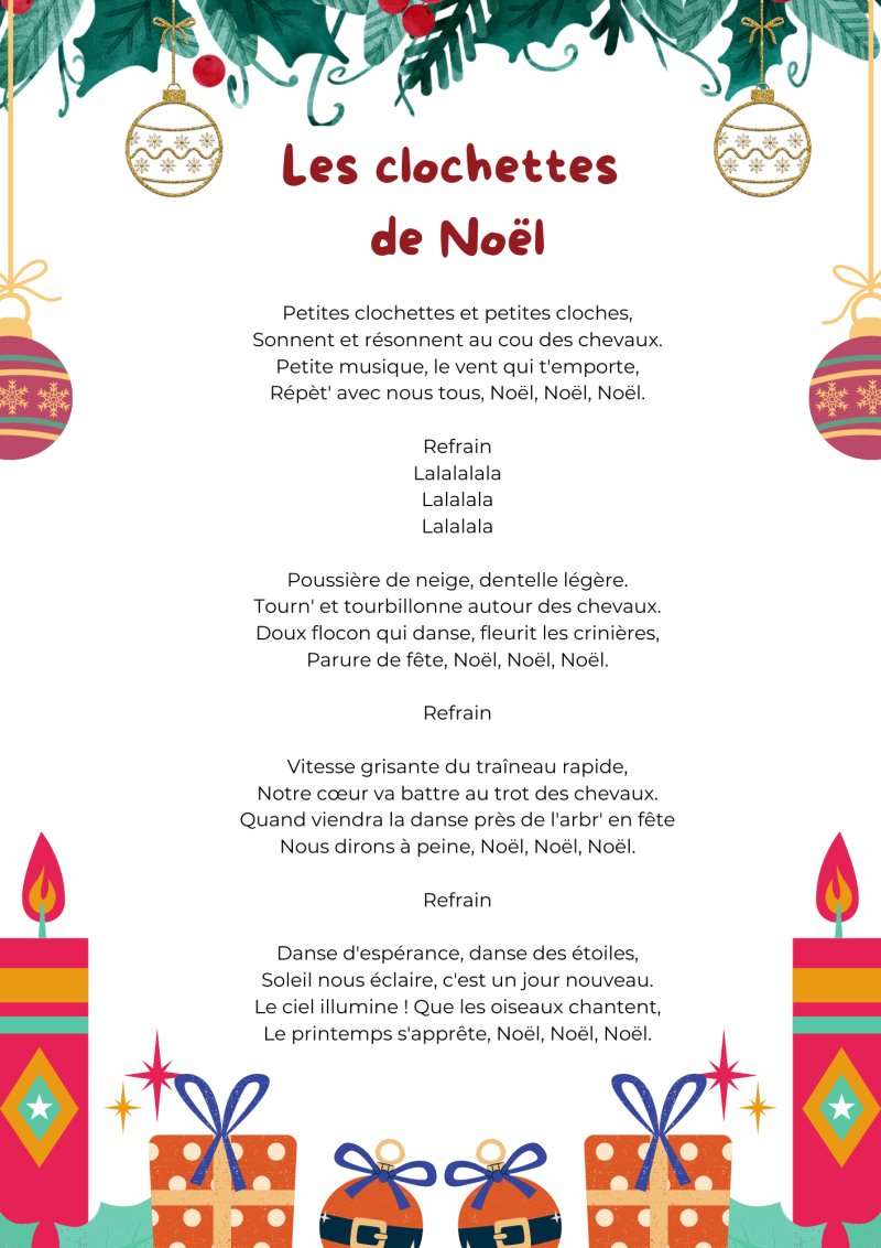 Les clochettes de Noël
