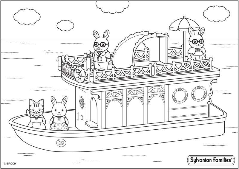 Les sylvanian partent en croisière